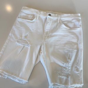 Men’s Joe’s Jeans Slim fit Denim Bermuda sz 32 White